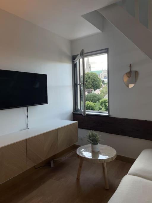 沙特尔Duplex Bord De L'Eure - Parking Inclus - Jolie Vue Sur La Cathedrale公寓 外观 照片